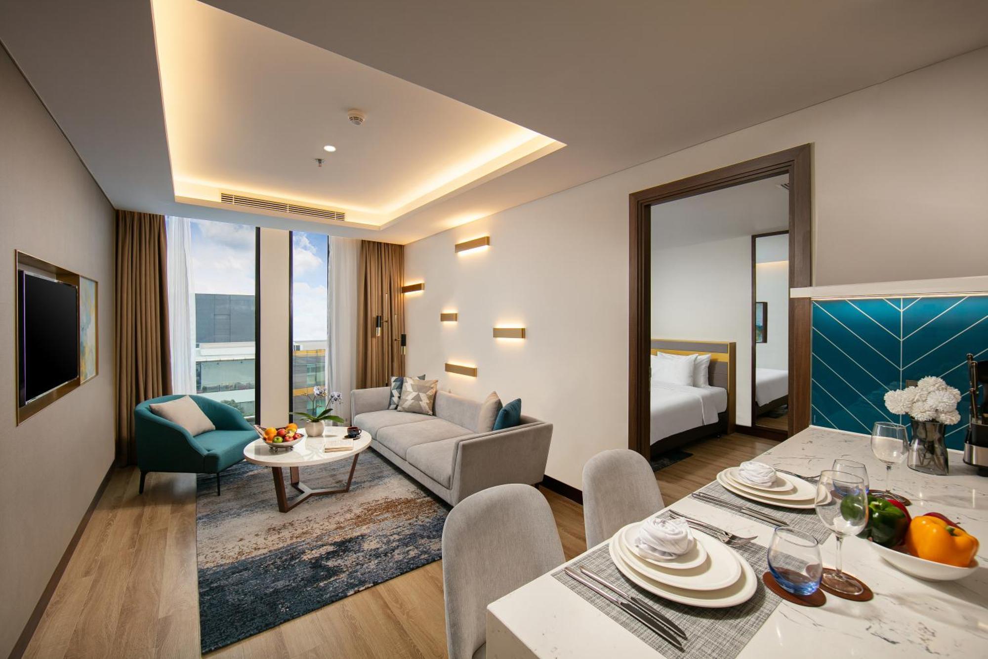 Moevenpick Living West Hanoi Hotell Exteriör bild